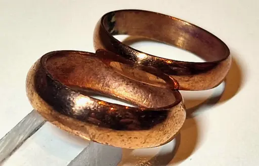 Bague “Essentielle” – cuivre, demi-jonc poli